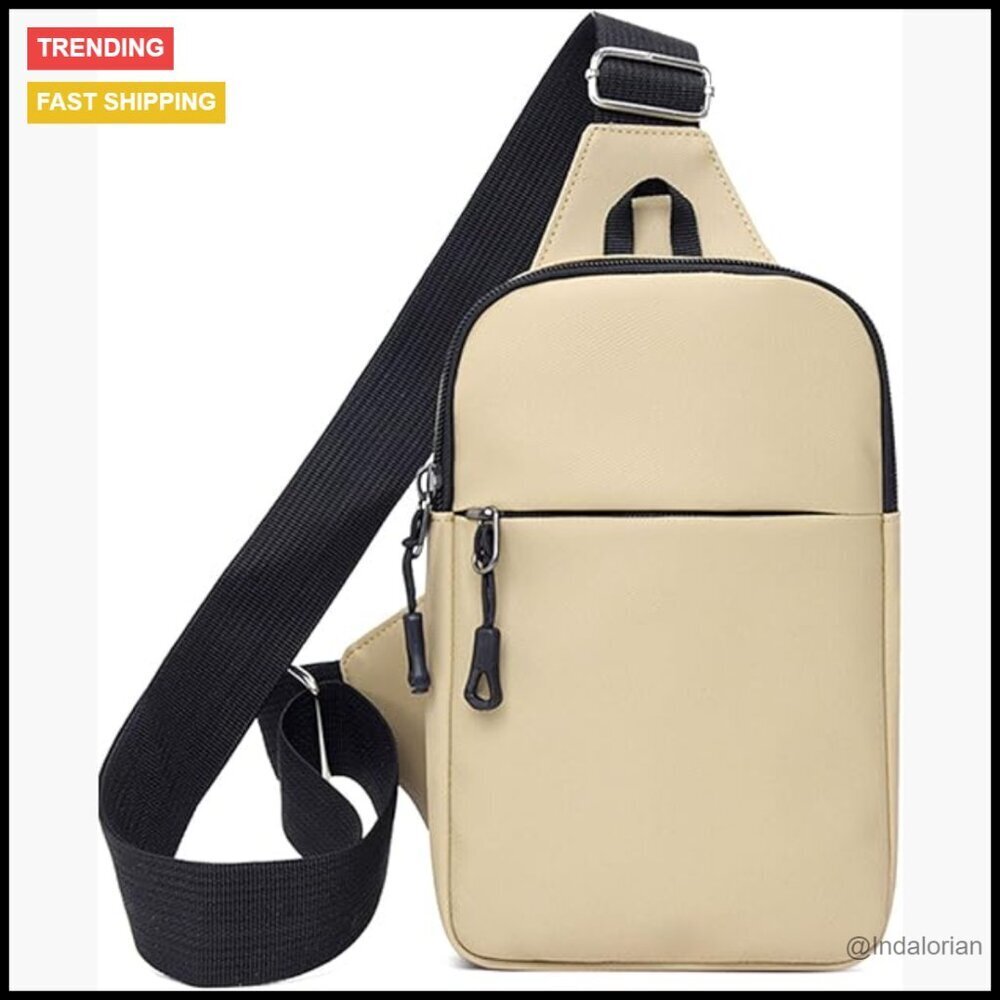 Mini Sling Bag Crossbody Backpack Waterproof Utility Unisex Lightweight Travel